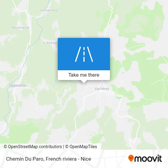 Chemin Du Paro map