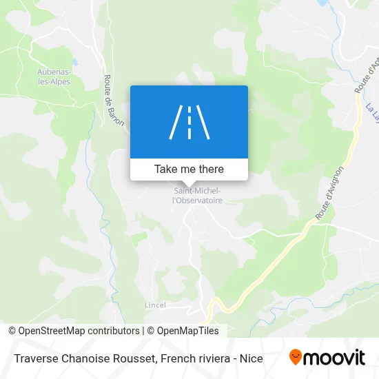 Traverse Chanoise Rousset map