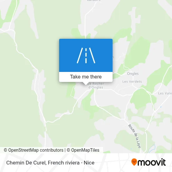 Chemin De Curel map