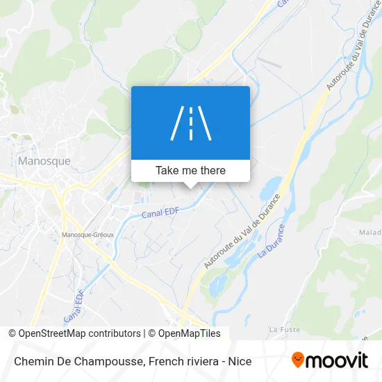 Chemin De Champousse map