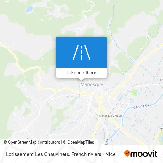 Lotissement Les Chauvinets map