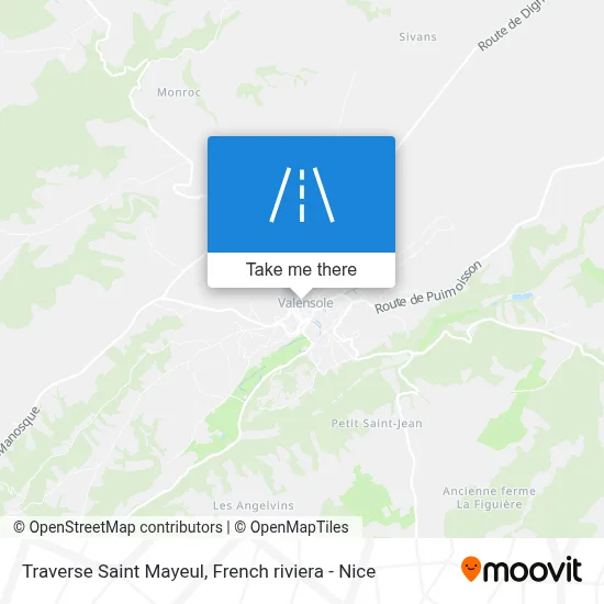 Traverse Saint Mayeul map