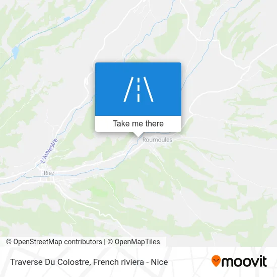 Traverse Du Colostre map