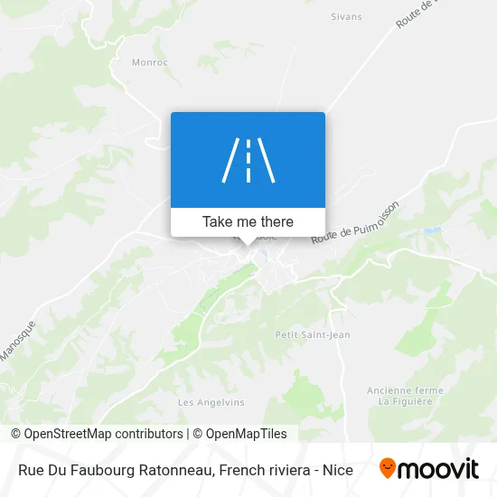 Rue Du Faubourg Ratonneau map