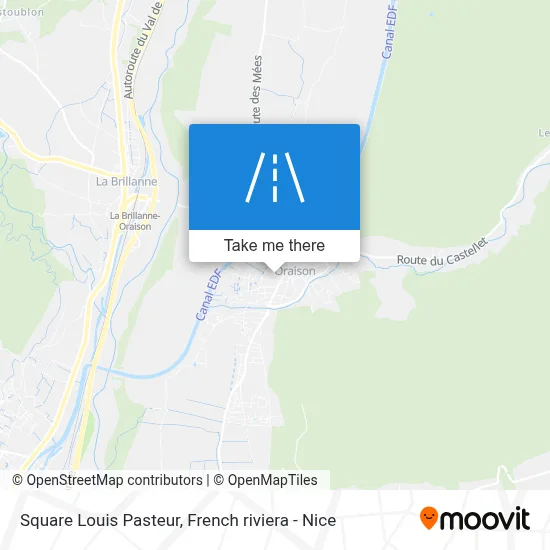 Square Louis Pasteur map