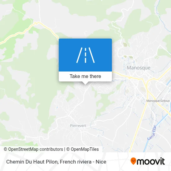 Chemin Du Haut Pilon map
