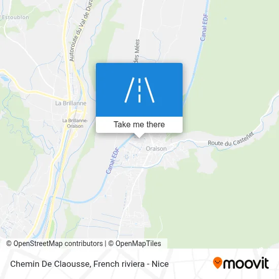 Chemin De Claousse map