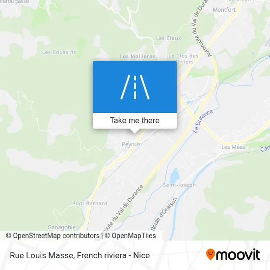 Mapa Rue Louis Masse