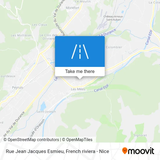 Rue Jean Jacques Esmieu map