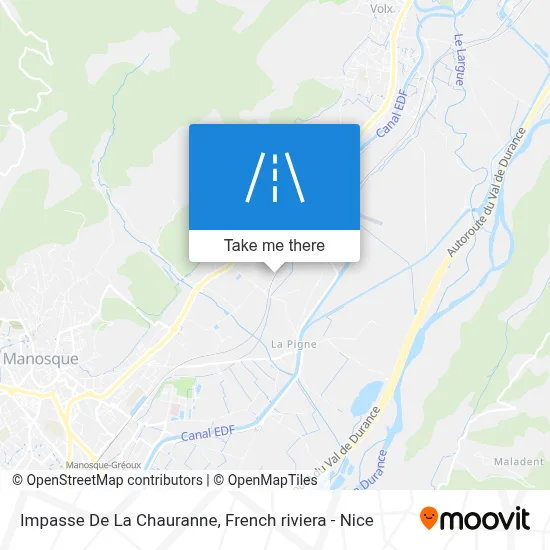 Impasse De La Chauranne map