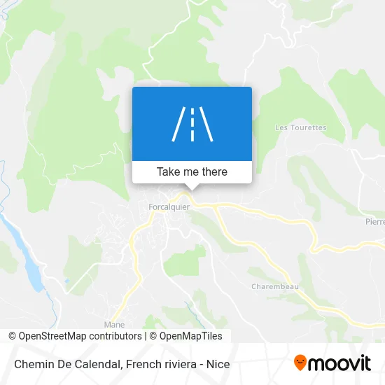 Chemin De Calendal map