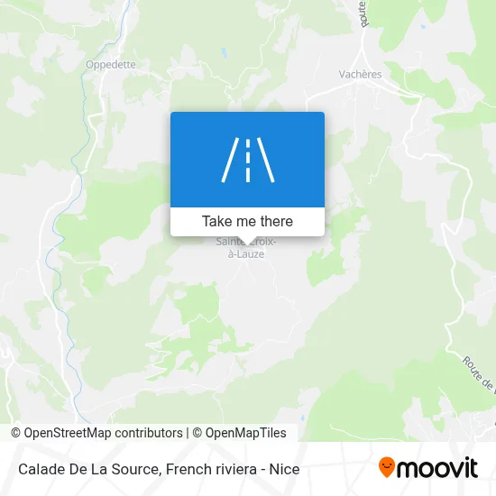 Calade De La Source map