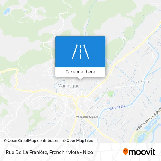 Rue De La Franière map