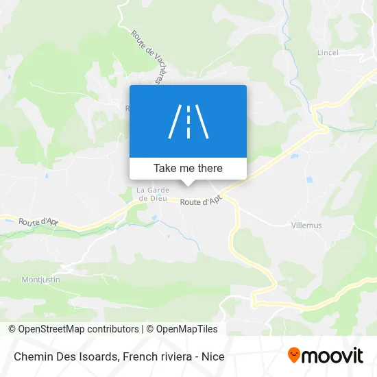 Chemin Des Isoards map