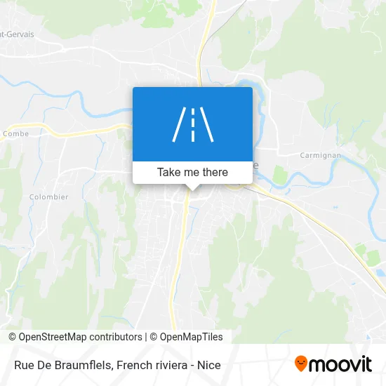 Rue De Braumflels map