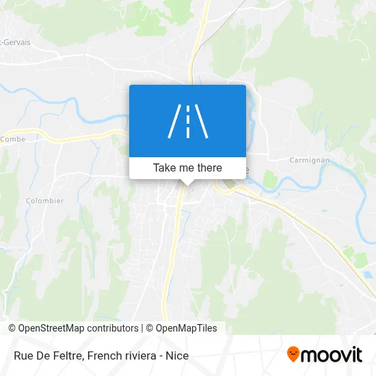 Mapa Rue De Feltre