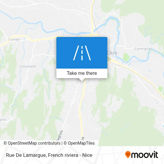 Rue De Lamargue map