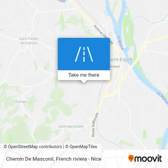 Chemin De Masconil map