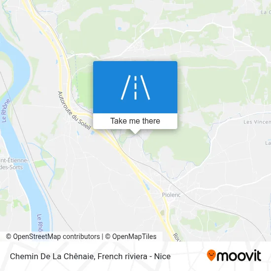 Chemin De La Chênaie map