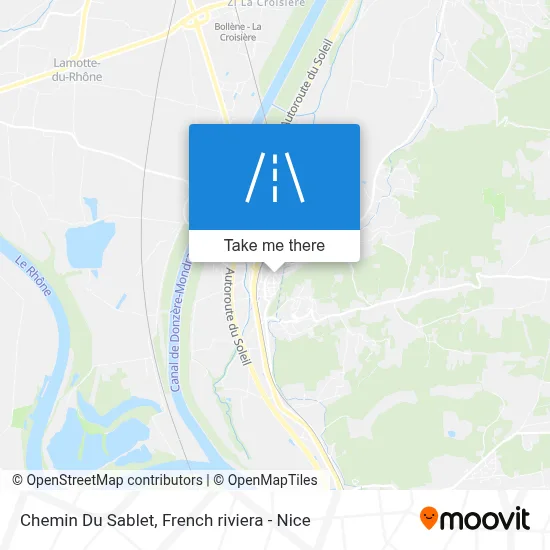 Chemin Du Sablet map