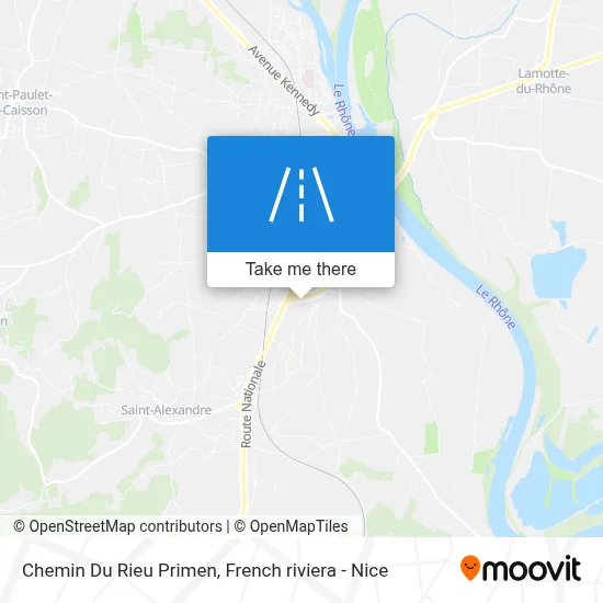 Chemin Du Rieu Primen map
