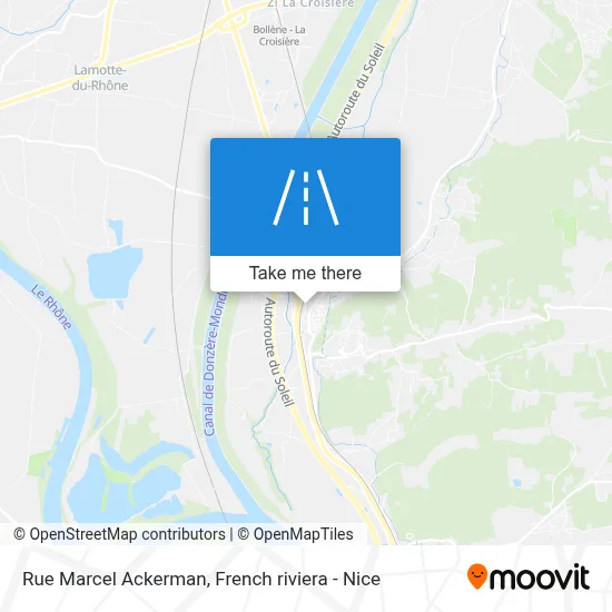 Mapa Rue Marcel Ackerman