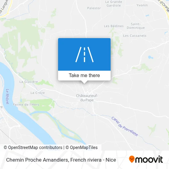 Chemin Proche Amandiers map