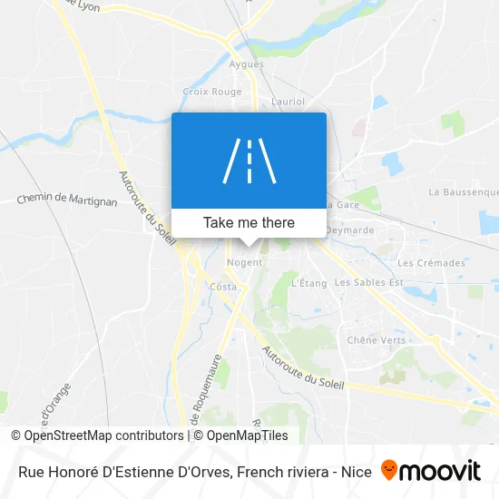 Rue Honoré D'Estienne D'Orves map