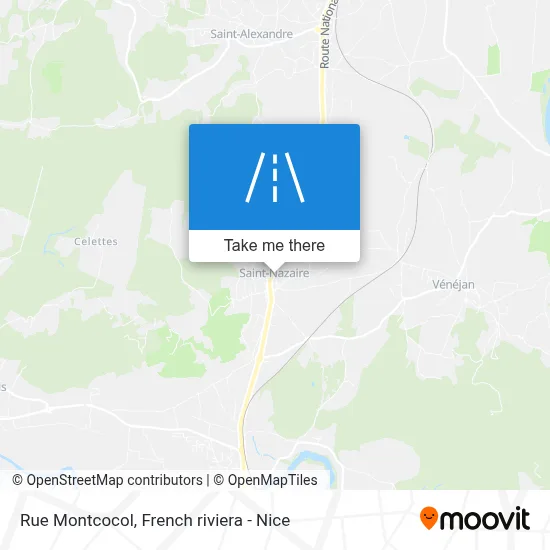 Mapa Rue Montcocol