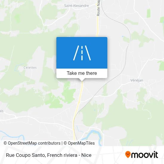 Rue Coupo Santo map