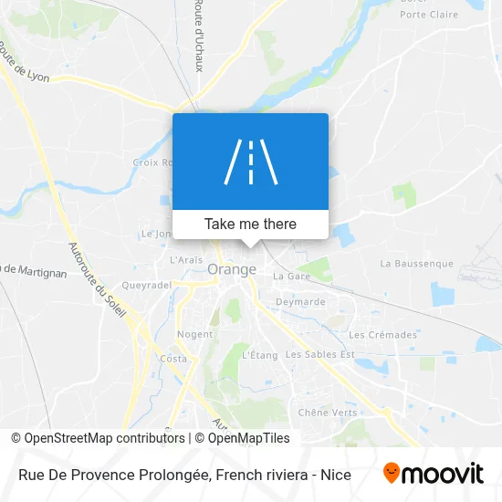 Rue De Provence Prolongée map