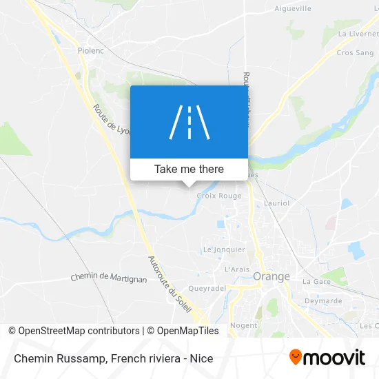 Chemin Russamp map