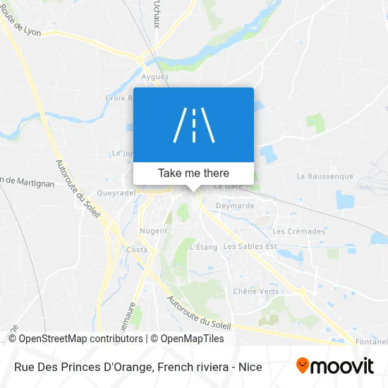 Rue Des Princes D'Orange map