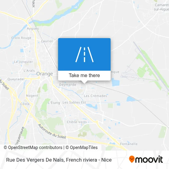 Rue Des Vergers De Naïs map