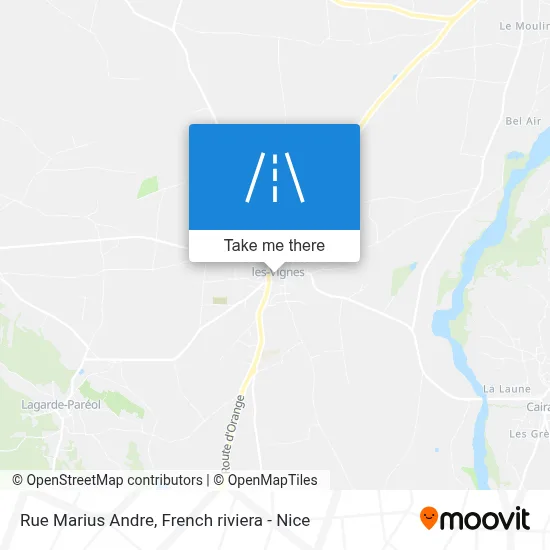 Mapa Rue Marius Andre