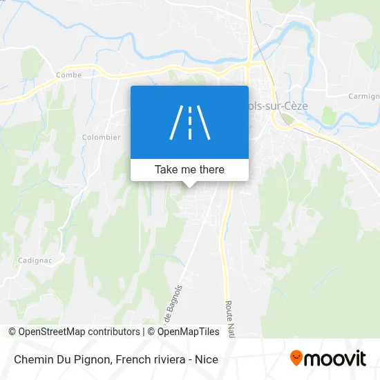 Chemin Du Pignon map