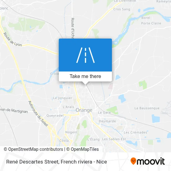 Rue René Descartes map