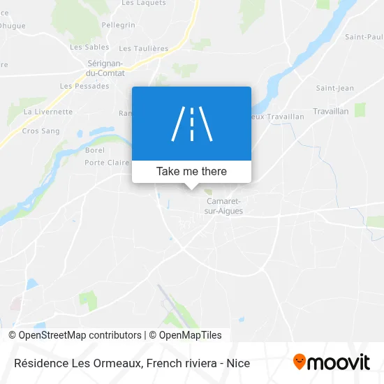 Résidence Les Ormeaux map