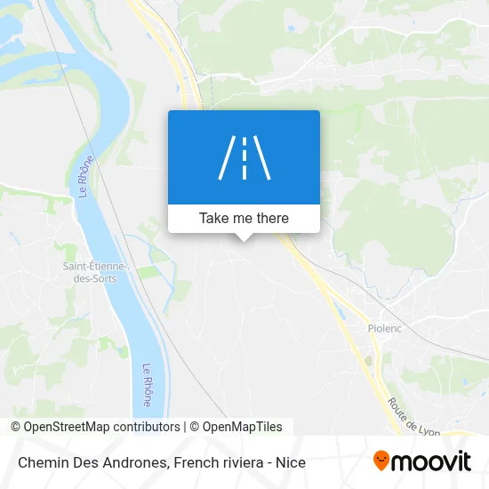 Chemin Des Andrones map