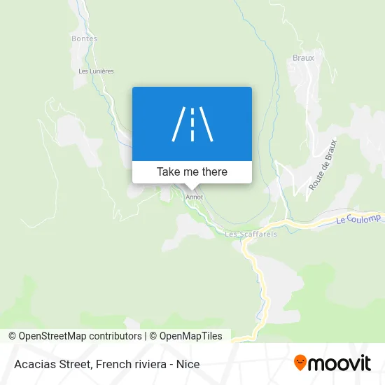 Rue Des Acacias map