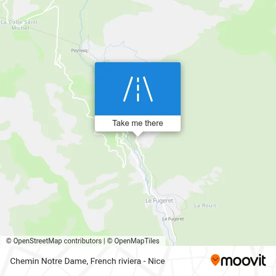 Chemin Notre Dame map