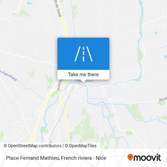 Mapa Place Fernand Mathieu