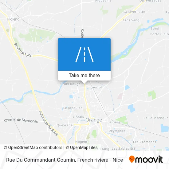 Mapa Rue Du Commandant Goumin