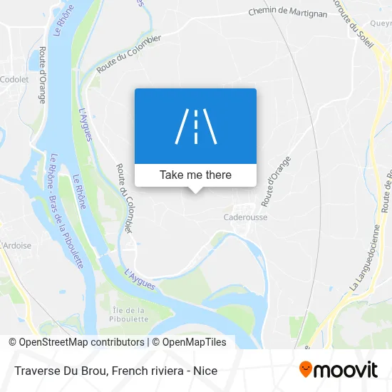 Traverse Du Brou map