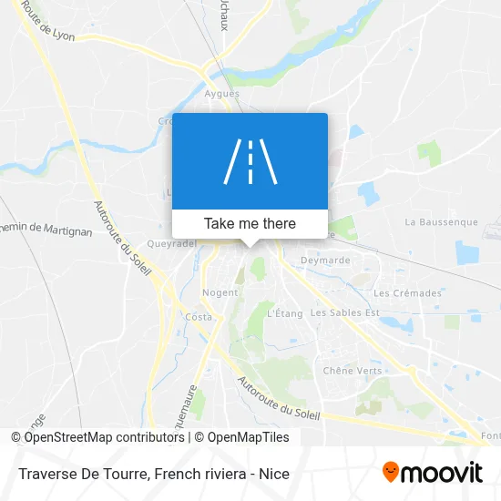 Traverse De Tourre map