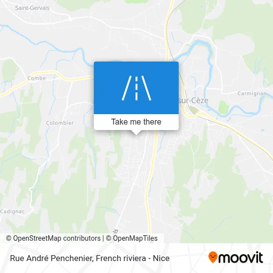 Rue André Penchenier map