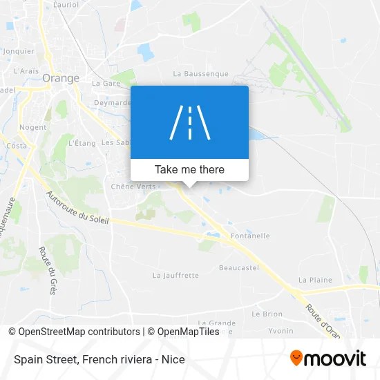 Mapa Rue D'Espagne