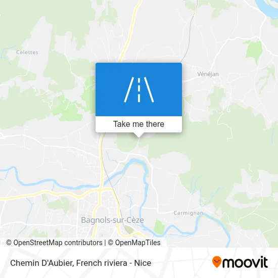 Chemin D'Aubier map