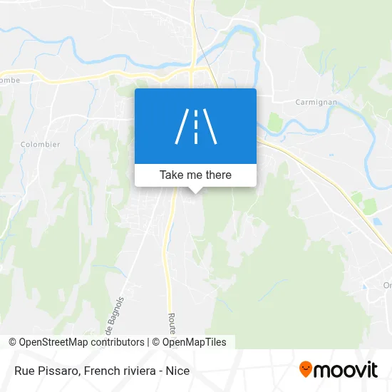 Rue Pissaro map