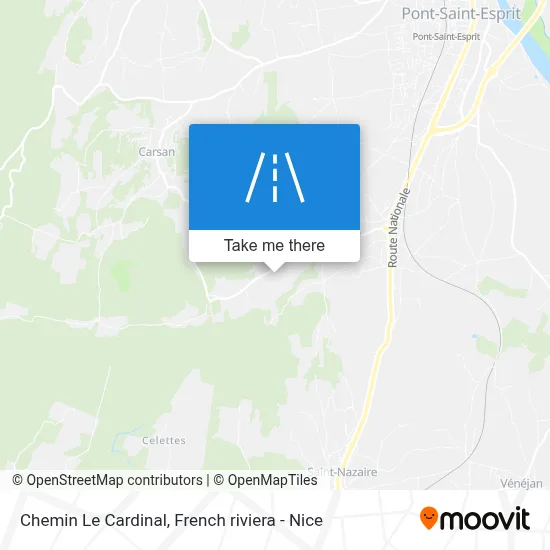 Chemin Le Cardinal map
